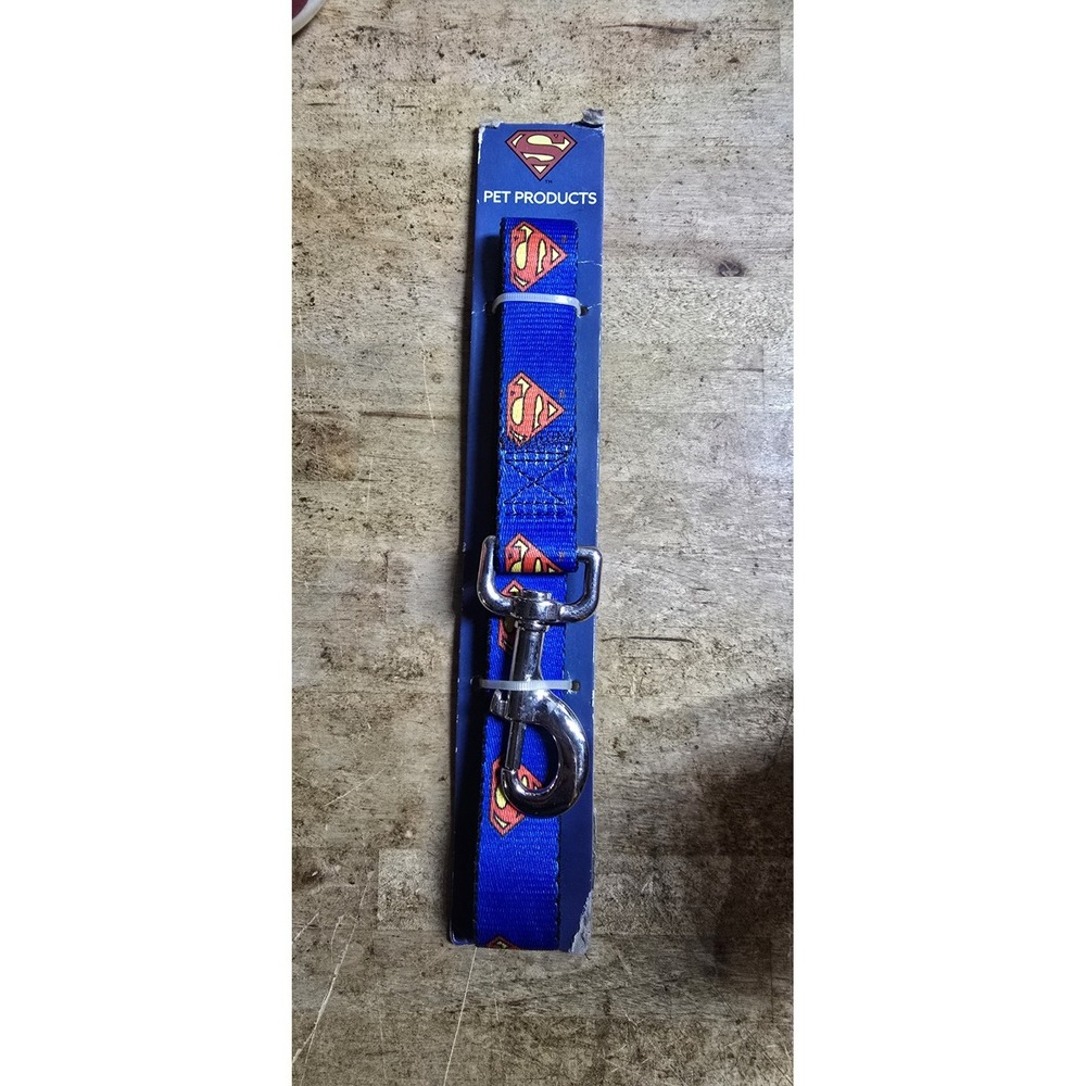Superman Dog Leash Blue Pet Products
